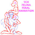 YCH Felina Feral Animation by Yiffox