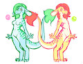 WIP characters by Saucy