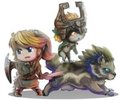 Zelda Chibis by zhiicatto