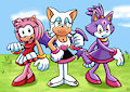 Sonic Girls Gym Attire by ViralJP by LouisEugenioJR1990