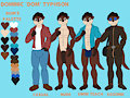 Dominic "Dom" Typhson/Keoonik Reference Sheet by DNLtiger04