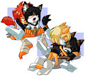 NSFW oc #14 - Échange de Coéquipiers [Talin x Setekh / Ebrahim x Q - Con] by Nextime