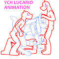 YCH Lucario Animation by Yiffox