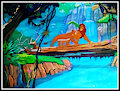 Simba and Nala by FoxyFlapper