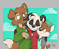 Deer's birthday (and mutt) by pandapaco