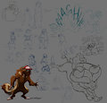 Sef and Reed sketches by Sefeiren