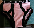 [S]Pink & Black (w/grey) arcc briefs. by mayhew