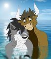A tender moment <3 by WolfieDanno