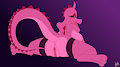 Vectober 3: Space Dragon Stripper by fibs