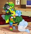Molesting the king by Helsy