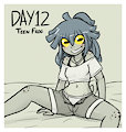 Frogtober Day 12 - Teen Frog by Shouk