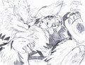 Arcanine x Cubchoo by SwyongXia