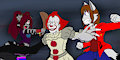 ~Halloween Com #2: LittleBrockStar13 Commission part 1 (LATE) Ofi, Brock VS Pennywise by MasterStevo31