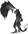 melanistic sergal by anklebutts