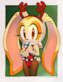 Happy Holidays Cream by Blueafternoon