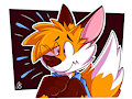 Scaredy Foxie by ZipFox