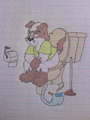 (Gift) Sammy On The Potty by ShiftyGuy1994
