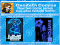 My Patreon comic account titles by salmacisreptile