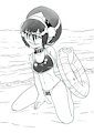 Toph at the Beach by kandlin