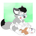 PLushie diaper change