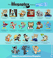 The Megaplex history 2002-2018 by pandapaco