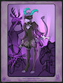 2B Houndoom by CherryFeathers