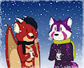[NMA] Hanging out in the snow by dazel97 by wingzord