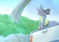 Lucario's little adventure by halpy
