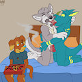 Sleezi meets Sleazy by HalcyonWinter