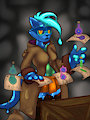 Potion Seller by Valishar