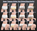 Telegram Diaper Stickers (States/Pokes/Sniffs)