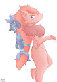 Zoroark and her smol bois by halpy