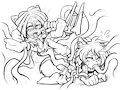 NSFW oc #18 - Échec Critique  [Tentacles x Q and Setekh - noncon] by Nextime