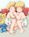 Teen Babies, Jayce and Aiden (Commission) by EmperorCharm