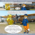 Ask My Characters - Stewardess Vixen by Micke