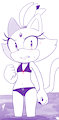 Bikini kitty by TenshiGarden