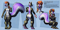 Saul's ref sheet by SaulSkunk
