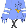 Mordecai's Swimsuit Butt by MoonShadow700
