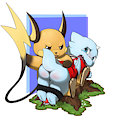 Commission - a Pokémon spanks its Trainer by LKIWS