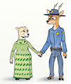 Bunnyburrow Love: Buck and Hayma by GabrielLaVedier