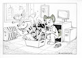 NSFW #Inktober 2018: Broken Heater by pandapaco
