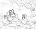 [P] Bluey, Pretend picnic by Polygon5