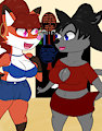 Sharing Clothes with CarnivorousVixen by AddieSilver