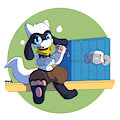 After training by whiteleo