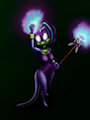 Thanjas evil power by Chipthehedgehog