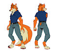 Rodney the Cuddlewolf - Anthro, Clothes [Commission - Kukkiisart] by zqyva