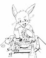 Drunk bunny by COOLCOOL98