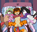 Sleepy girls by Aggie