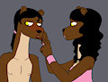 Commission: "Trying something new" 2/4 by BonnieandCo