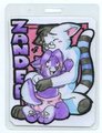 Cub Zander and his baby Skylar Badge by spiffy_fox_kili by zander